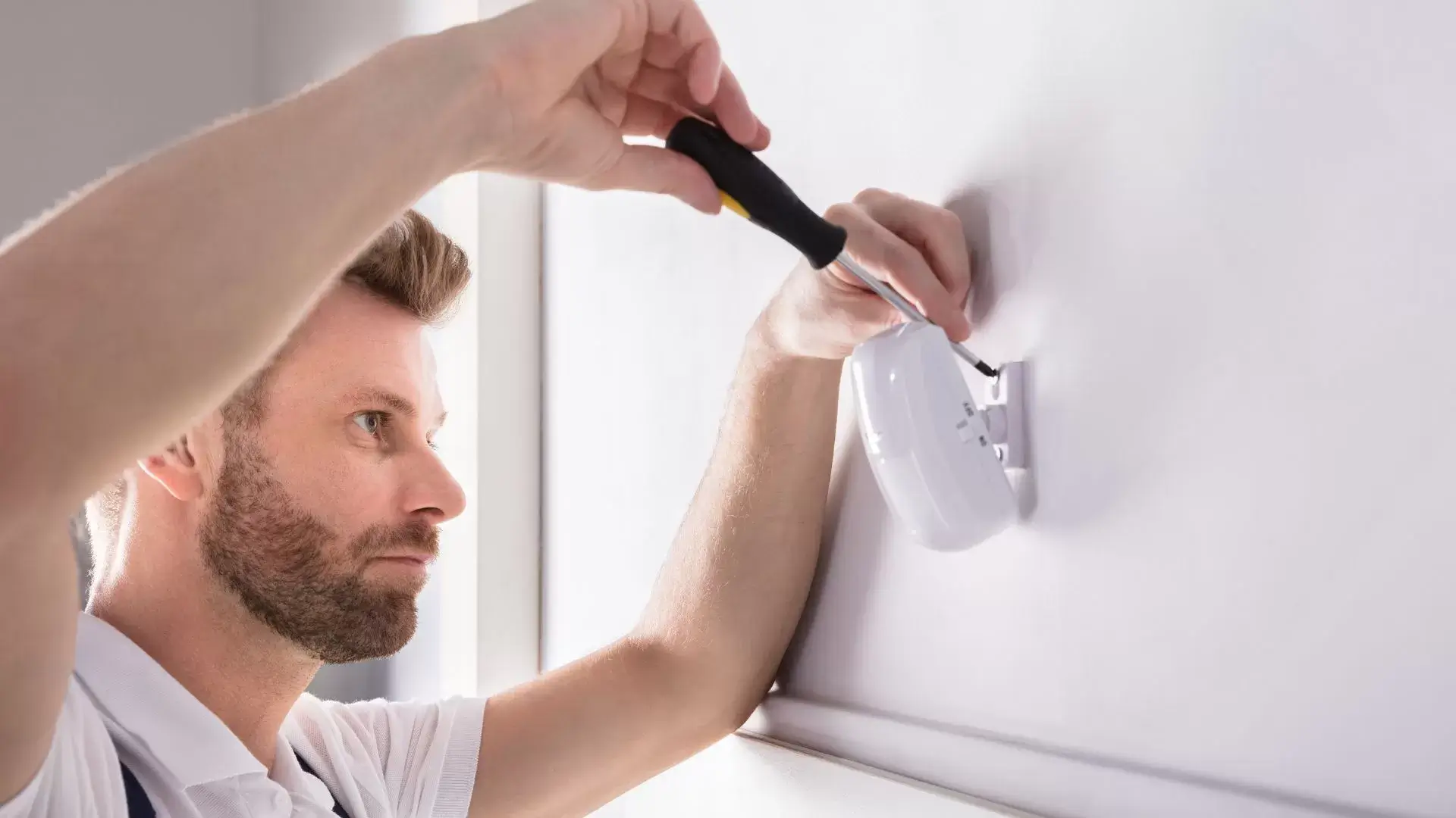 Electricians Troubleshooting Sensor Lights